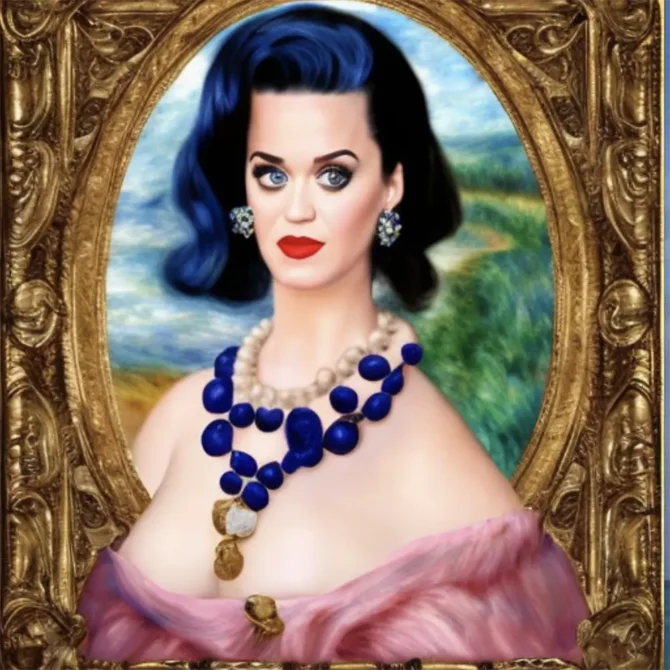 Katy Perry in the style of Pierre-Auguste Renoir     8